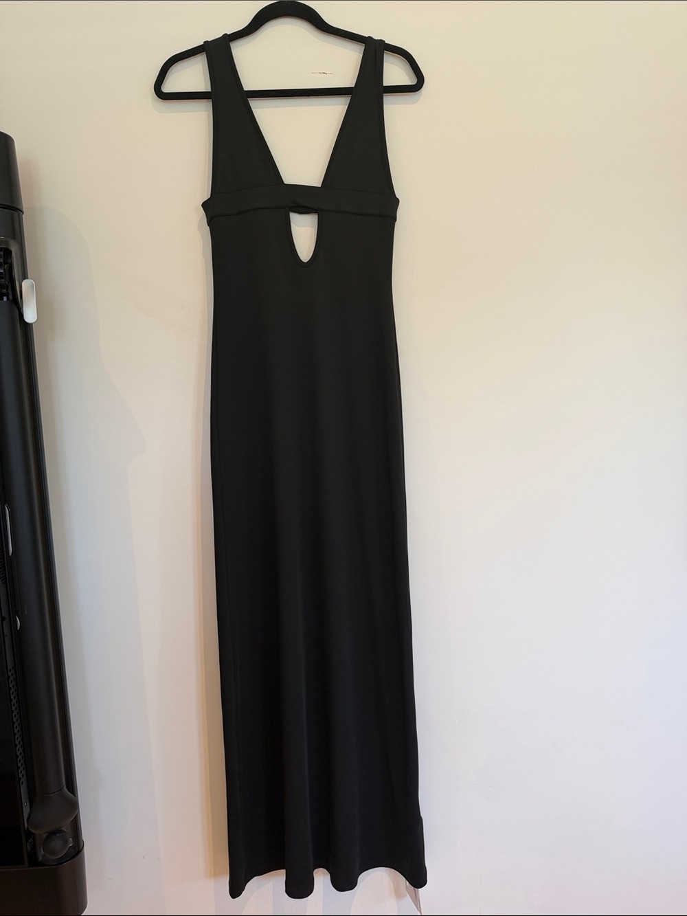 Commense Black Cutout Maxi Dress NWT Size Small